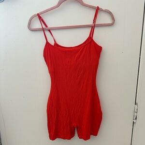 SKIMS one piece built in bra